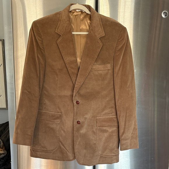 The corduroy collection Other - The Corduroy Collection Men’s Tan Corduroy Suit Jacket